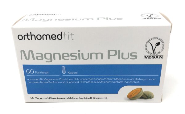 orthomed fit Magnesium Plus 60 veg. Kapseln (41,4g) (vegan)