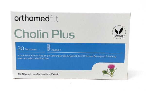 orthomed fit Cholin Plus 60 veg. Kapseln (24g) (vegan)