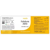 woscha Folsäure Aktiv 120 veg. Embo-CAPS® (21g) (vegan)