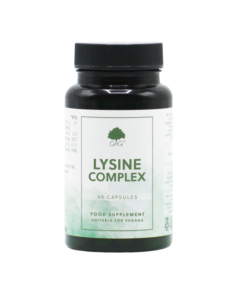 G&G Vitamins Lysine Complex (Lysin, Vitamin C, Zink) 60 veg. Kapseln (43,8g)(vegan)