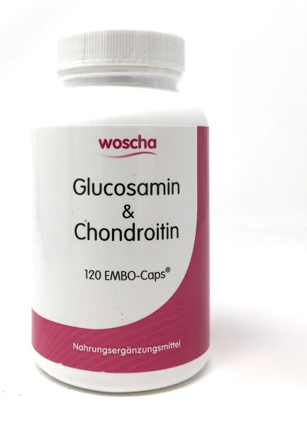 woscha Glucosamine & Chondroitin 120 Embo-Caps (100g)