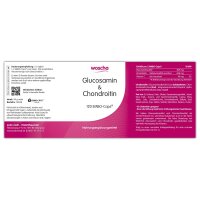 woscha Glucosamine & Chondroitin 120 Embo-Caps (100g)