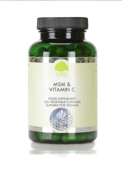 G&G Vitamins MSM & Vitamin C 120 veg. Kapseln (84g) (vegan)