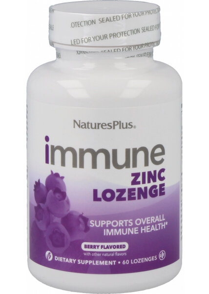 Natures Plus Immune Zinc Lozenge 60 Lutschtabletten