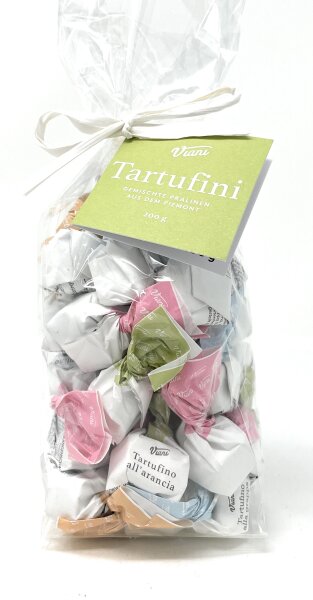 Le Specialità di Viani Tartufi dolci mini / Mini-Trüffelpralinen-Mix aromatisiert 200 gr.