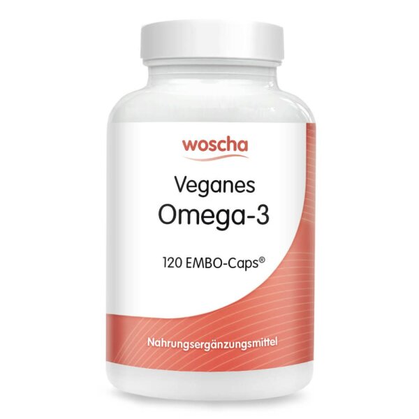 woscha Veganes Omega-3 Algenöl 120 EMBO-Caps (74g)