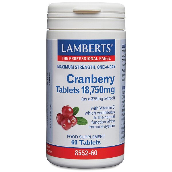 Lamberts Cranberry Tablets 18,750mcg (als 375mg Extrakt) 60 Tabletten