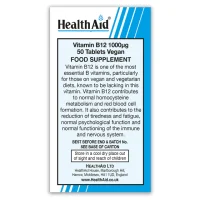 (2er Bundle) HealthAid Vitamin B12 (Cyanocobalamin)...