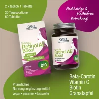 GSE organic supplements Beauty Retinol-AE Boost (Bio) 60 Tabletten (30g)