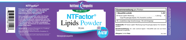 NT Factor® EnergyLipids 150g Pulver