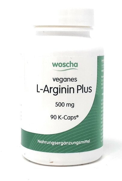 woscha L-Arginin Plus 90 K-Caps® (54g) (vegan)