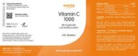 woscha Vitamin C 1000mg mit Hagebutte und Bioflavonoide 240 Tabletten (384g) (vegan)