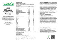 HealthAid Children MultiVitamin + Minerals (Tutty-Fruity Geschmack) 30 Kautabletten