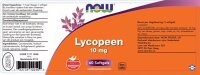 NOW Foods Lycopeen [Lykopin] (Tomatenextrakt) 10 mg 60...