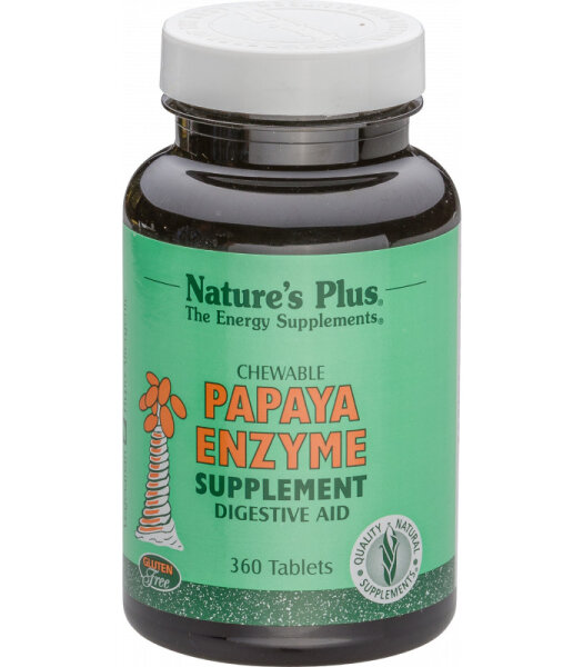 Natures Plus Papaya Enzyme Chewable 360 Kautabletten (159,3g)