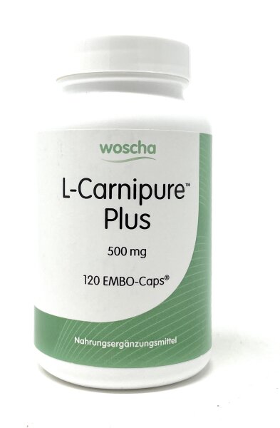 woscha L-Carnipur Plus (L-Carnitin 500mg) 120 Embo-CAPS® (vegan)(114g)