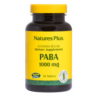 Natures Plus PABA (Para-Amino-Benzoe-Säure) 1000mg...