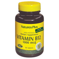 Natures Plus Vitamin B-12 (Methycobalamin) 1000mcg 90...