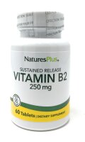 Natures Plus Vitamin B-2 (Riboflavin) 250mg 60 Tabletten S/R (42g)