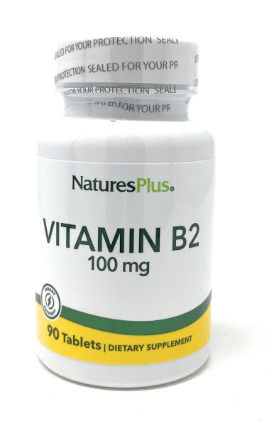 Natures Plus Vitamin B-2 (Riboflavin) 100mg 90 Tabletten (29,5g)