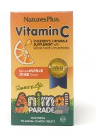 Natures Plus Source of Life Animal Parade Vitamin C 90 Kautabletten (169g)