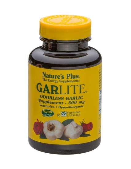 Natures Plus Garlite® - Odorless Garlic (geruchsloser Knoblauch) 500 mg 90 veg. Kapseln