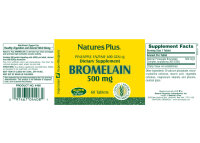 Natures Plus Bromelain 500mg (300 GDU/gram) 60 Tabletten