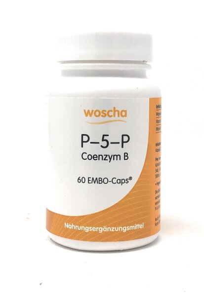 woscha P-5-P (21mg Co-Enzym B 6) 60 Embo-CAPS® (32g) (vegan)