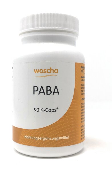 woscha PABA Para-Amino Benzoesäure 90 veg. K-CAPS® (54g) (vegan)