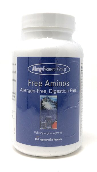 Allergy Research Group Free Aminos (Aminosäure-Komplex) 100 veg. Kapseln