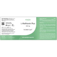 woscha L-Methionine Plus 500mg 90 Embo-CAPS® (61g) (vegan)