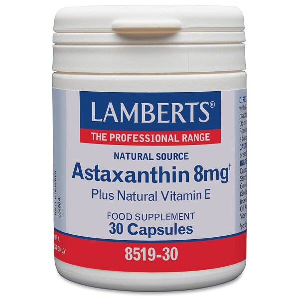 Lamberts Astaxanthin 8mg 30 veg. Kapseln