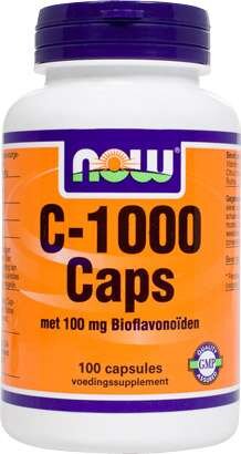 NOW Foods VITAMIN C 1000 met Bioflavonoiden 100 Kapseln