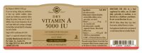 Solgar Dry Vitamin A 1502mcg (5000 I.E.) 100 Tabletten...