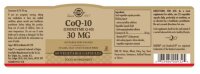 Solgar CoQ-10 (Ubichinon) 30mg 60 veg. Kapseln (vegan)