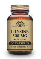 Solgar L-Lysine / L-Lysin 500mg (Free Form) 50 veg. Kapseln (vegan)