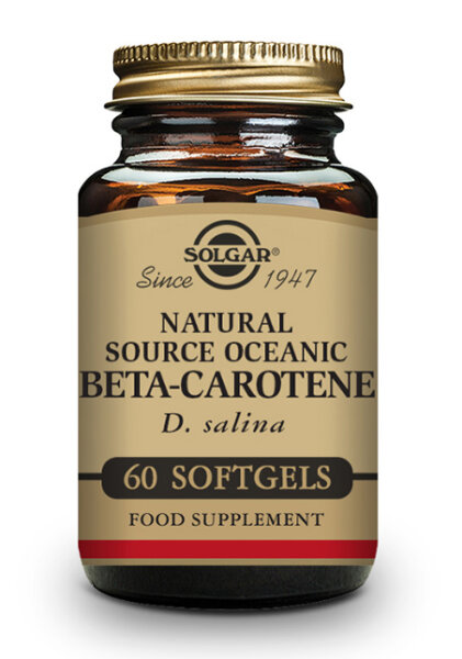 Solgar Natural Oceanic Beta Carotene [Beta-Carotin] 60 Softgels