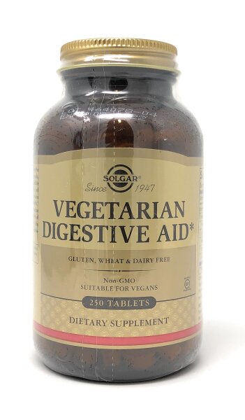 Solgar Vegetarian Digestive Enzymes 250 Tabletten (vegan)