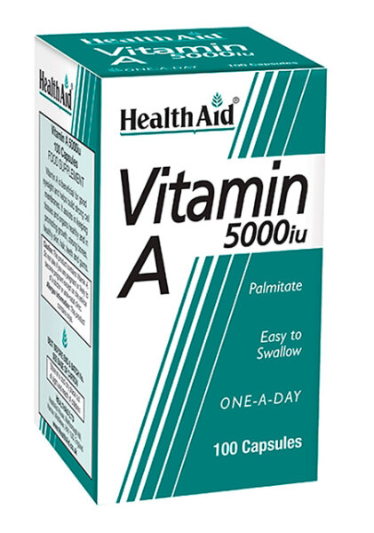 HealthAid Vitamin A 5000iu 100 Kapseln