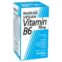 HealthAid Vitamin B6 (Pyridoxine HCl) 10mg 100...