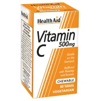 HealthAid Vitamin C 500mg Chewable (Orange Flavour) 60...