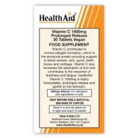 HealthAid Vitamin C 1500mg Prolonged Release (verz. Freisetzung) 100 Tabletten (vegan)