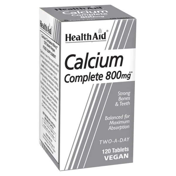 HealthAid Calcium Complete 800mg 120 Tabletten (vegan)