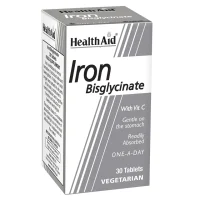 HealthAid Iron Bisglycinate (Eisen+Vit. C) 90 Tabletten