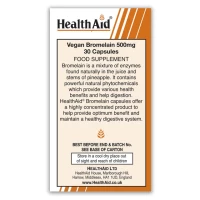 HealthAid Bromelain 500mg 30 veg. Kapseln (vegan)