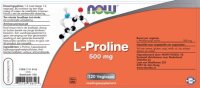 NOW Foods L-Proline 500mg 120 veg. Kapseln