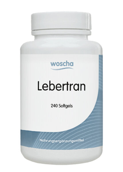 woscha Lebertran 240 Softgels (332g)