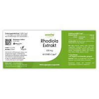 woscha Rhodiola Extrakt (Rosenwurz)  60 Embo-CAPS®...