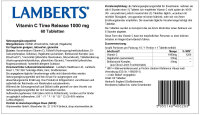 Lamberts Vitamin C Time Release 1000mg 60 Tabletten LB