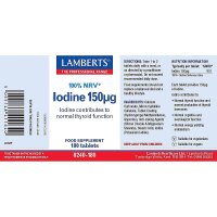 Lamberts Healthcare Ltd. Iodine 150mcg (Kelp Extract) 180 Tabletten (vegan)